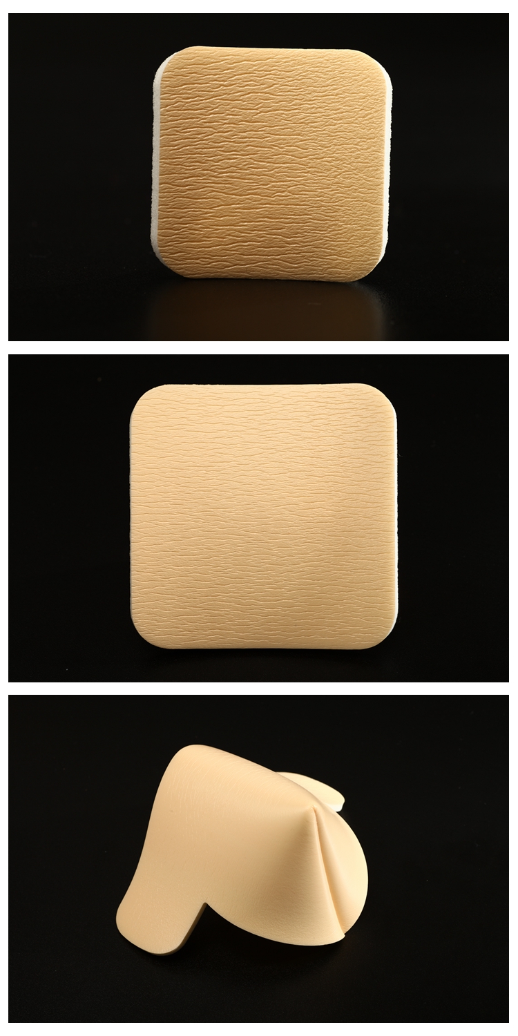 Apósito de espuma de poliuretano no adhesivo para apósito de espuma para el cuidado de heridas