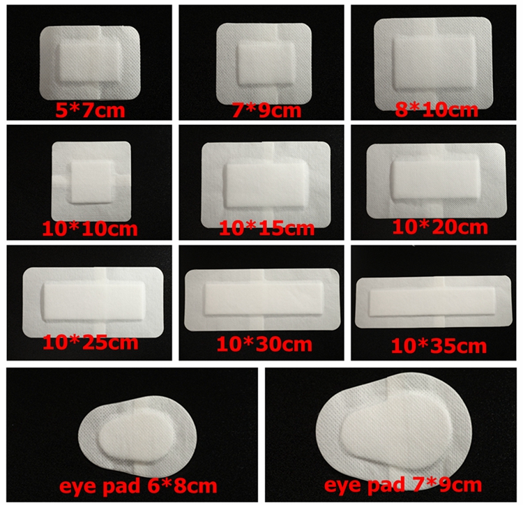 Non woven medical adhesive wound dressing non woven dressing pad