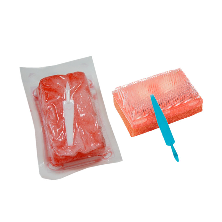 surgical brush 4 CHG chlorhexidine gluconate scrub brush sponge with