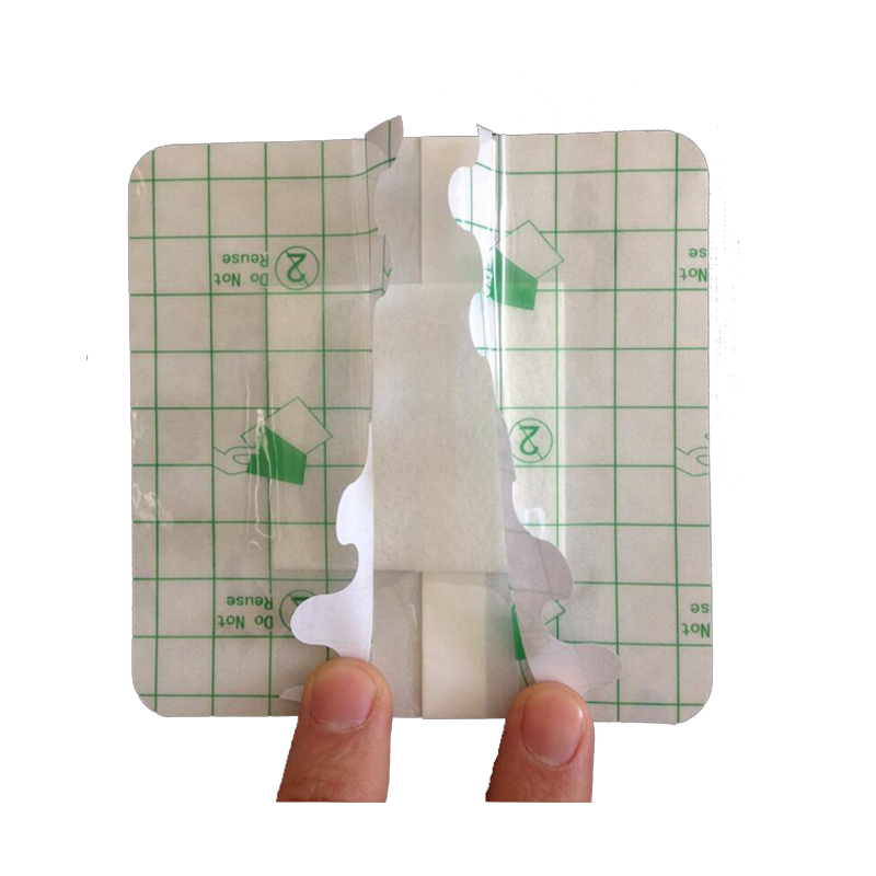 Waterproof island dressing bordered gauze adhesive island wound dressing