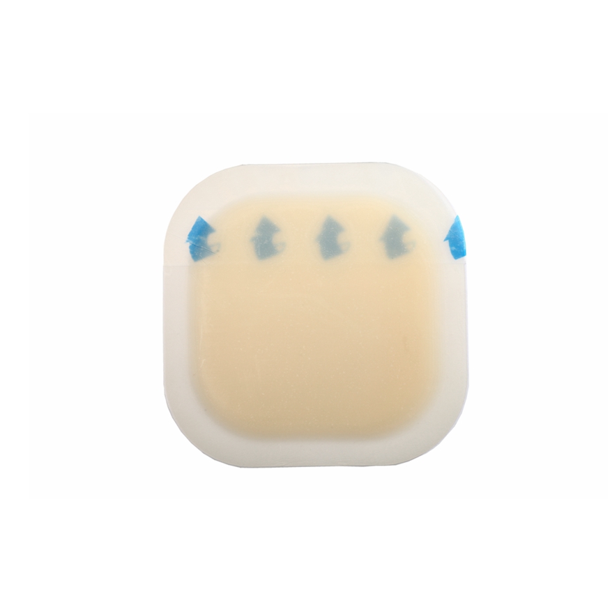 Hydrocolloid border dressing bordered fast healing hydrocolloid