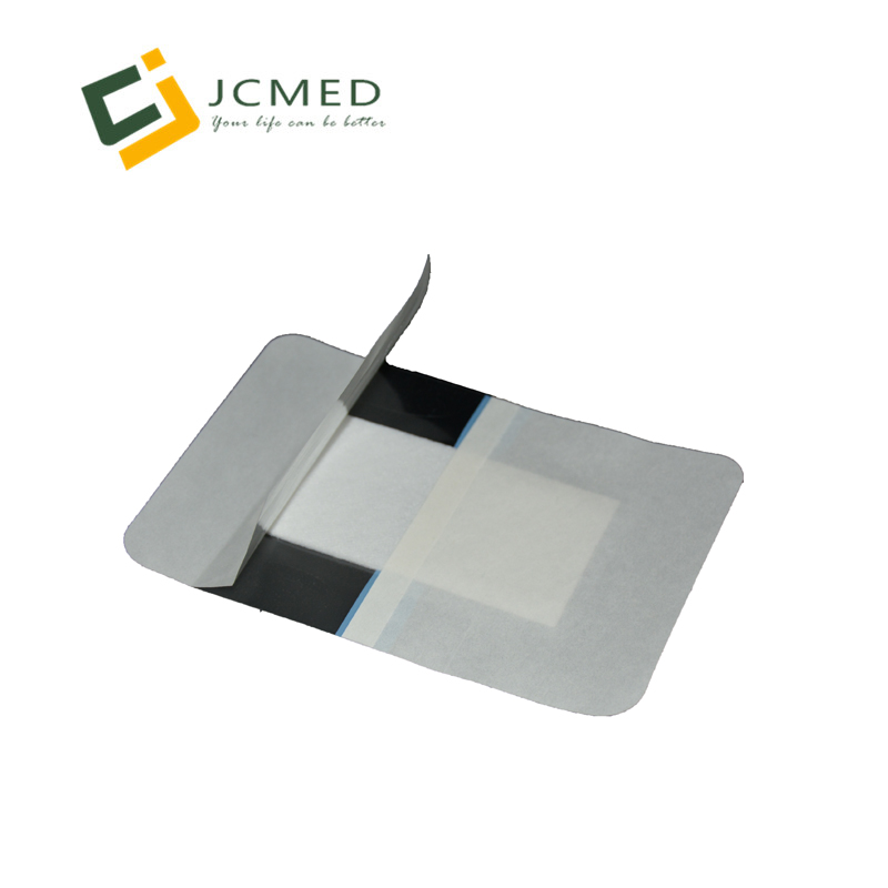 Waterproof island dressing bordered gauze adhesive island wound dressing