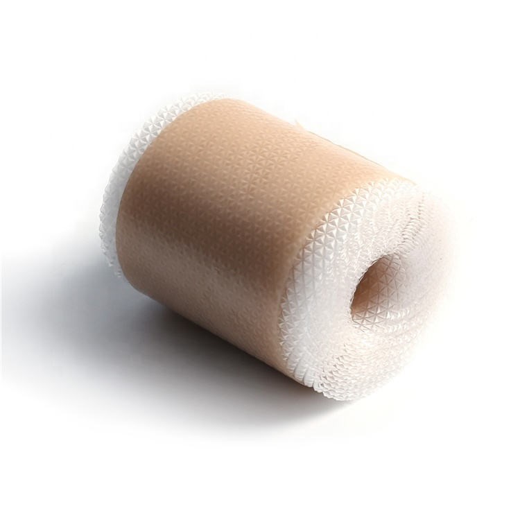 Medical Dressing Silicone Gel Tape Roll Flesh Color