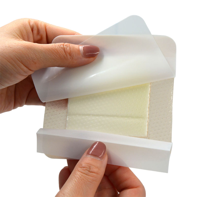 Silicone dressing for burns medical silicone foam dressing for bedsore care